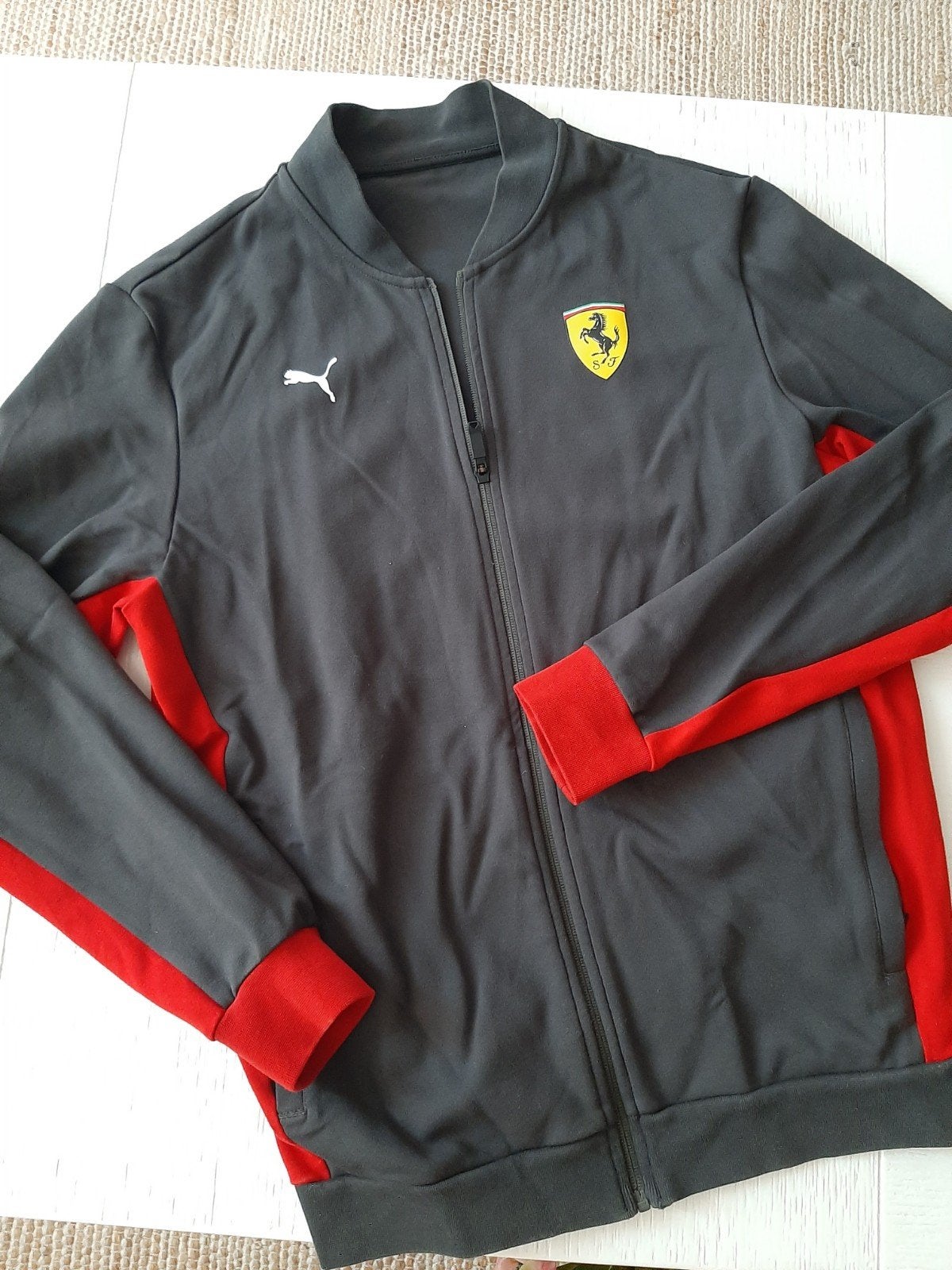 F-1 Team Jacket. Puma x Scuderia Ferrari Race M, Ophalen of Verzenden, Zo goed als nieuw, Rood, Voetbal