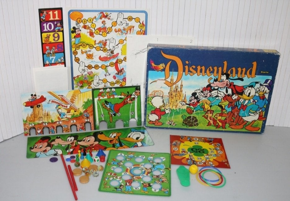 Disneyland Papita vintage familiespel bordspel kerst, Vijf spelers of meer, Ophalen of Verzenden, Zo goed als nieuw, Papita