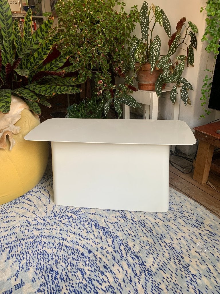 Vitra bijzettafel wit - Ronan & Erwan Bouroullec, Ophalen, Minder dan 45 cm, Gebruikt, Metaal of Aluminium