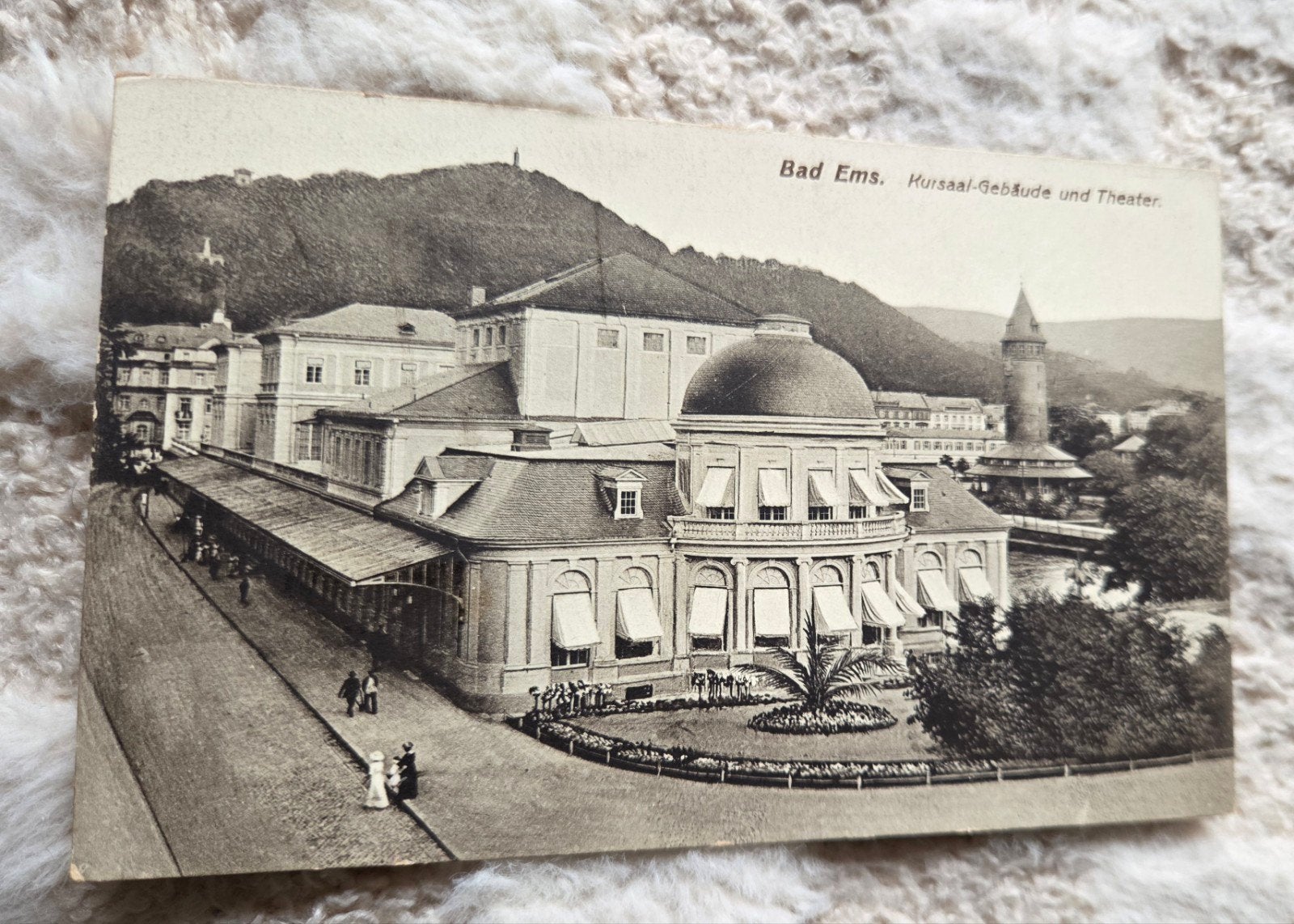 Bad Ems: Kursaal-Gebäude und Theater, Verzenden, Voor 1920, Ongelopen, Duitsland