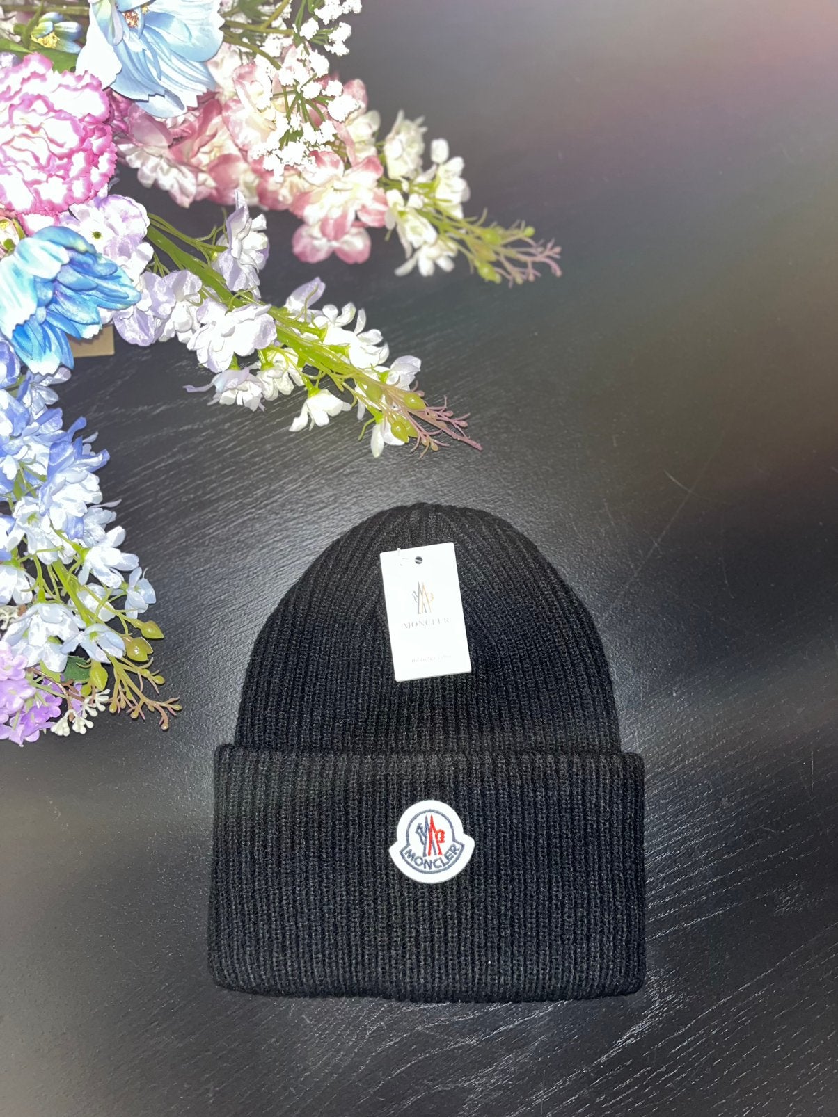 Moncler muts zwart, Ophalen of Verzenden, Nieuw, Overige maten, Muts