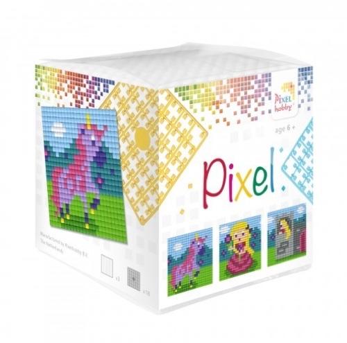 PIXELHOBBY kubus sprookjes vanaf 6 jaar, Pixelhobby, Nieuw, Meerkleurig, Ophalen of Verzenden