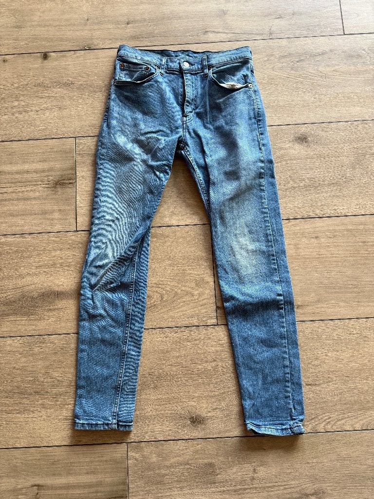 Levi's Strauss 512 Slim Taper Medium Bluewash, Kleding | Heren, Levi's, Zo goed als nieuw, W33 - W34 (confectie 48/50), Verzenden