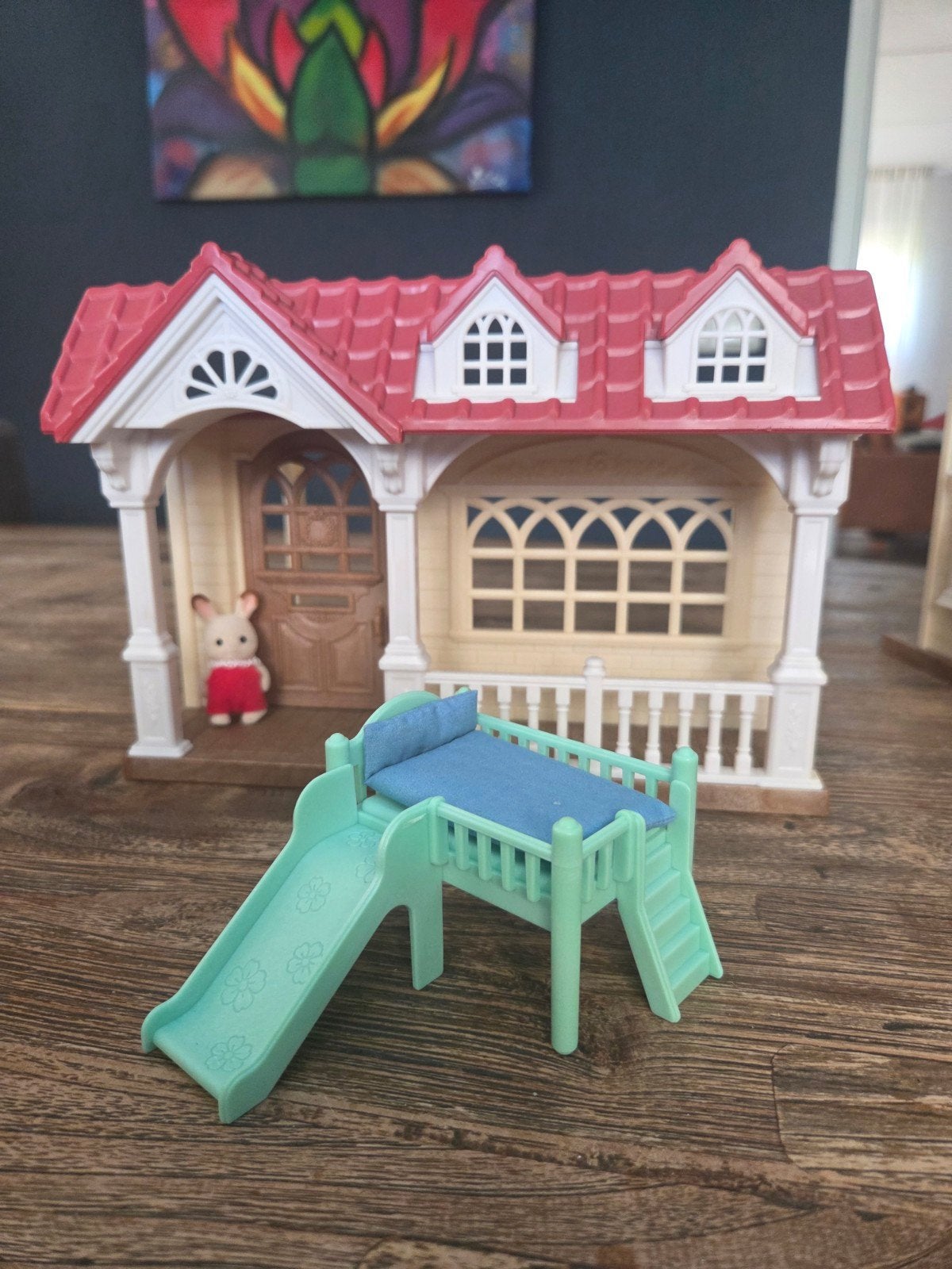 Sylvanian Families 5393 Zoet Frambozenhuis, Ophalen, Zo goed als nieuw, Poppenhuis