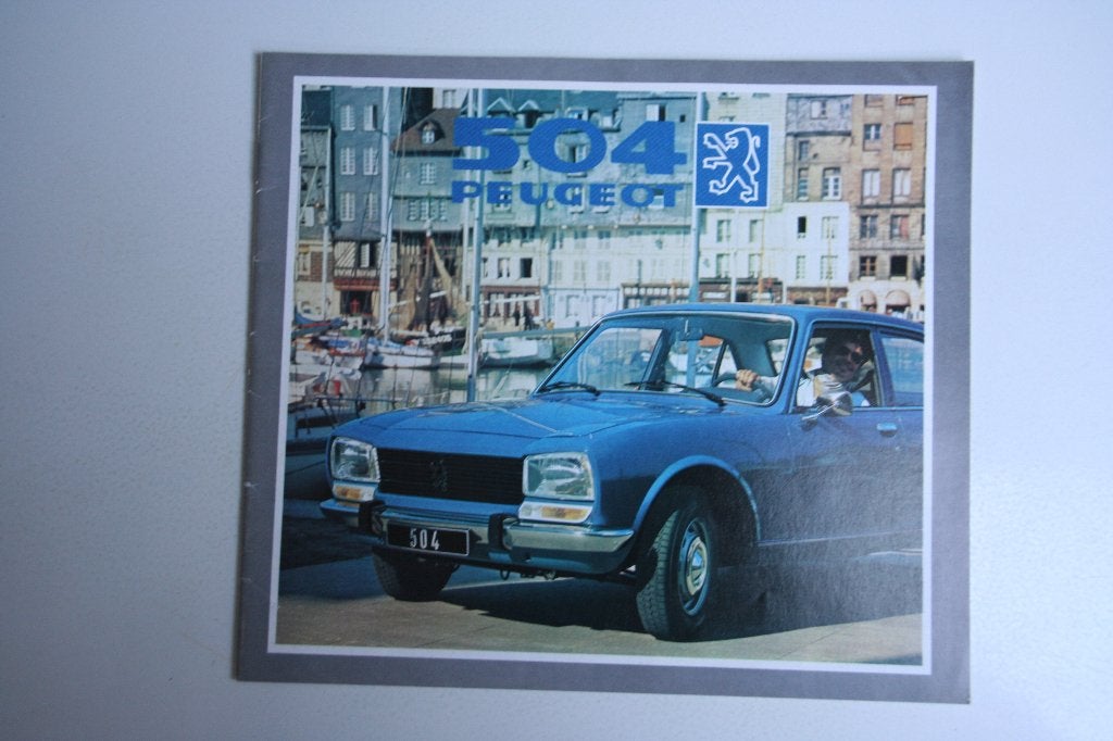 Folder Peugeot 504 (1982) (57), Ophalen of Verzenden, Nieuw, Peugeot