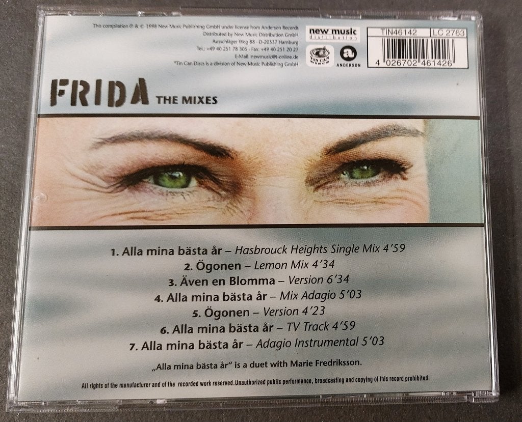 ABBA Frida The Mixes ZELDZAME CD - NIEUW !, Verzenden, Nieuw in verpakking, Pop, Album