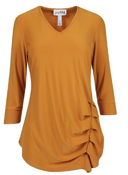 Joseph Ribkoff chique okergeel apart tuniek mt 38/40, Maat 38/40 (M), Verzenden, ., Geel