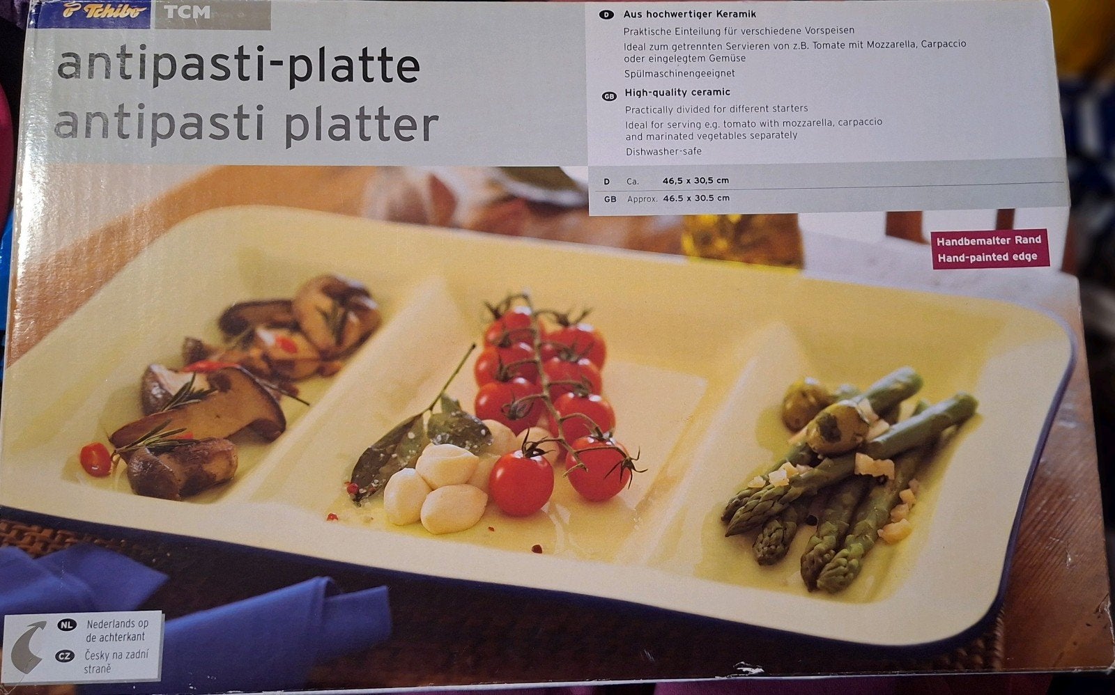 Antipasti Platter van Keramiek - Ideaal voor Starters, Ophalen, Overige merken, Keramiek, Nieuw