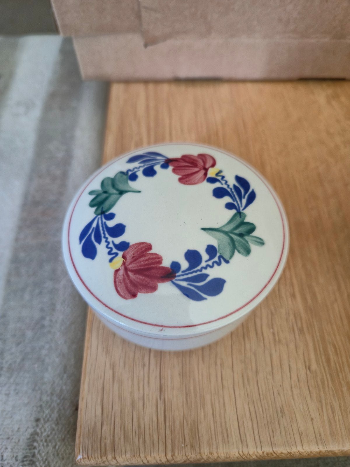 Vintage Boch Frères Keramisch doosje, Antiek en Kunst, Ophalen of Verzenden