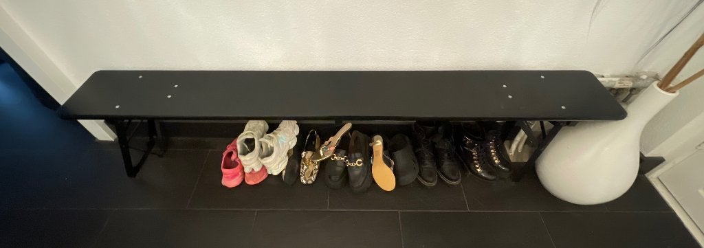 Bankje, Ophalen, Tweepersoons, 75 tot 100 cm, Zo goed als nieuw