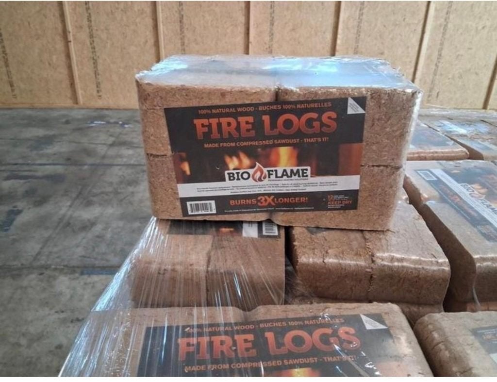 Houtbriketten - Fire logs, 6 m³ of meer, Ophalen, Overige houtsoorten, Blokken