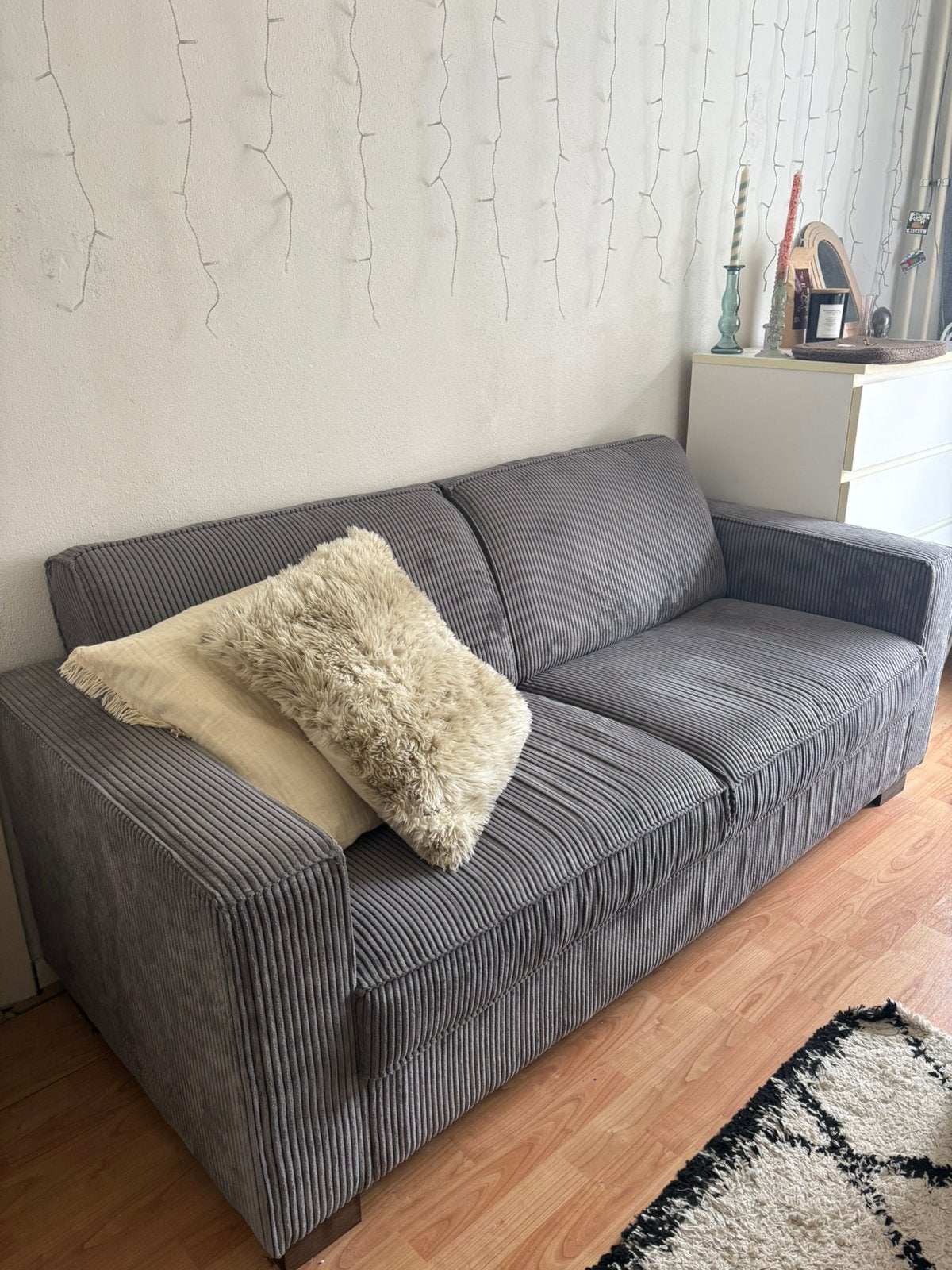 Tweezits bank, Ophalen, Gebruikt, Minder dan 75 cm, 150 tot 200 cm