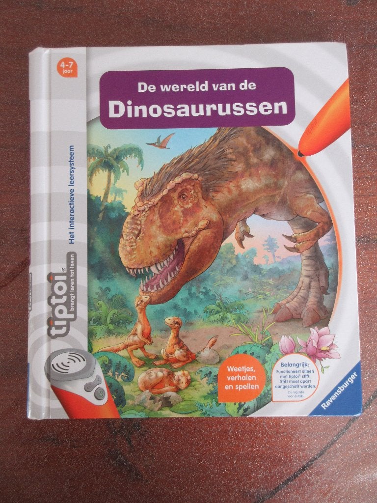 Tiptoi boek : De wereld van de dinosaurussen, Ophalen of Verzenden, Gebruikt, Puzzelen