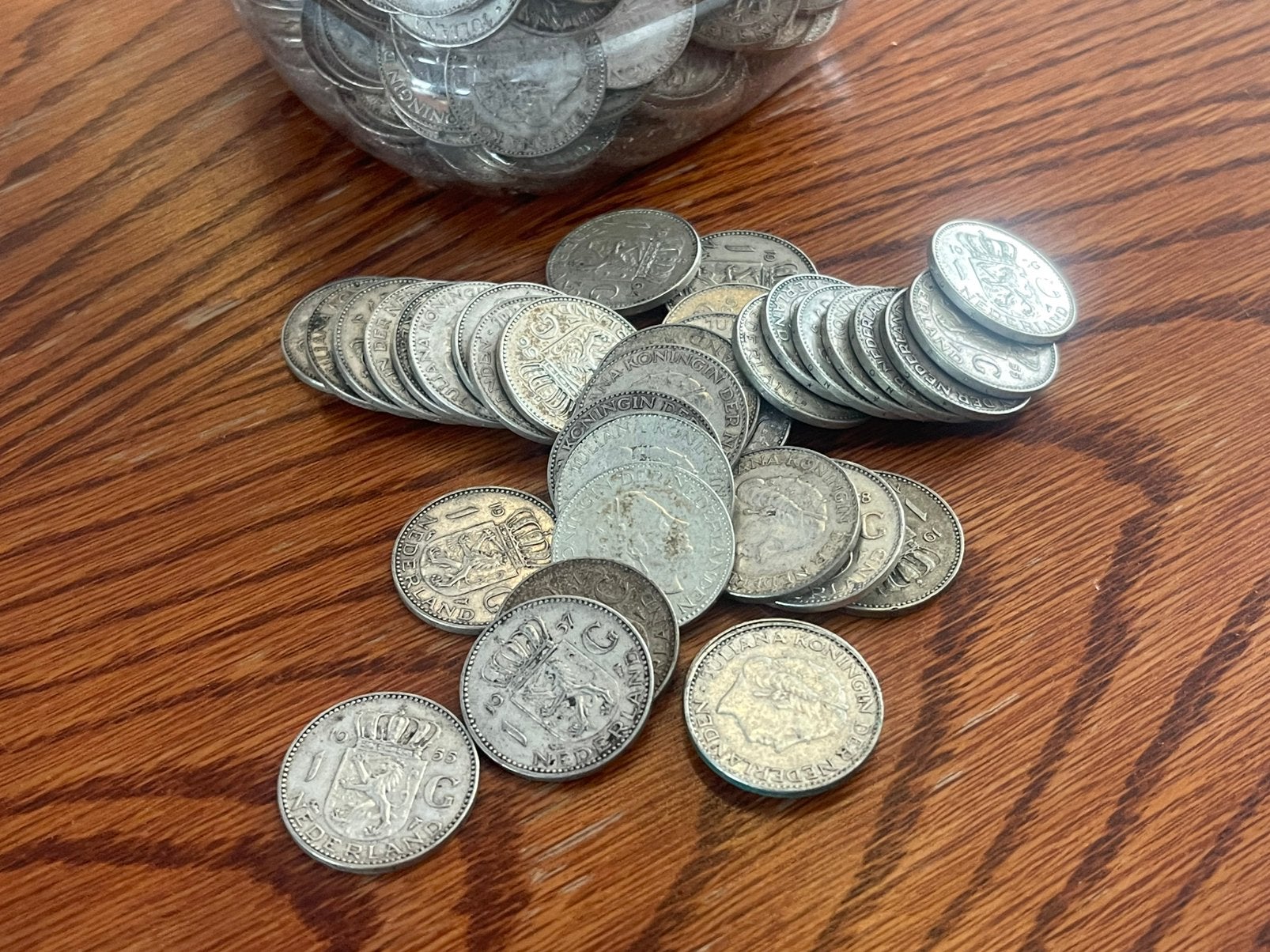 500 stuks zilver 1 gulden Juliana, Postzegels en Munten, Munten | Nederland, Ophalen, Koningin Juliana, Zilver