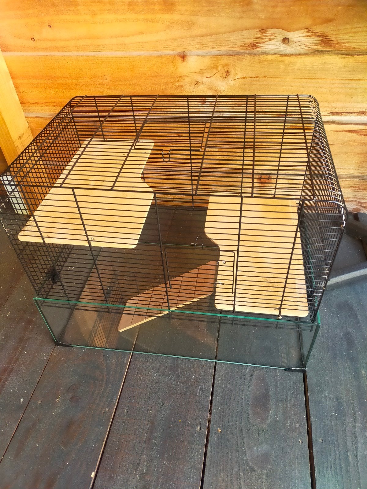 hamster kooi als nieuw, Dieren en Toebehoren, Kooi, Minder dan 75 cm, Zo goed als nieuw, Hamster