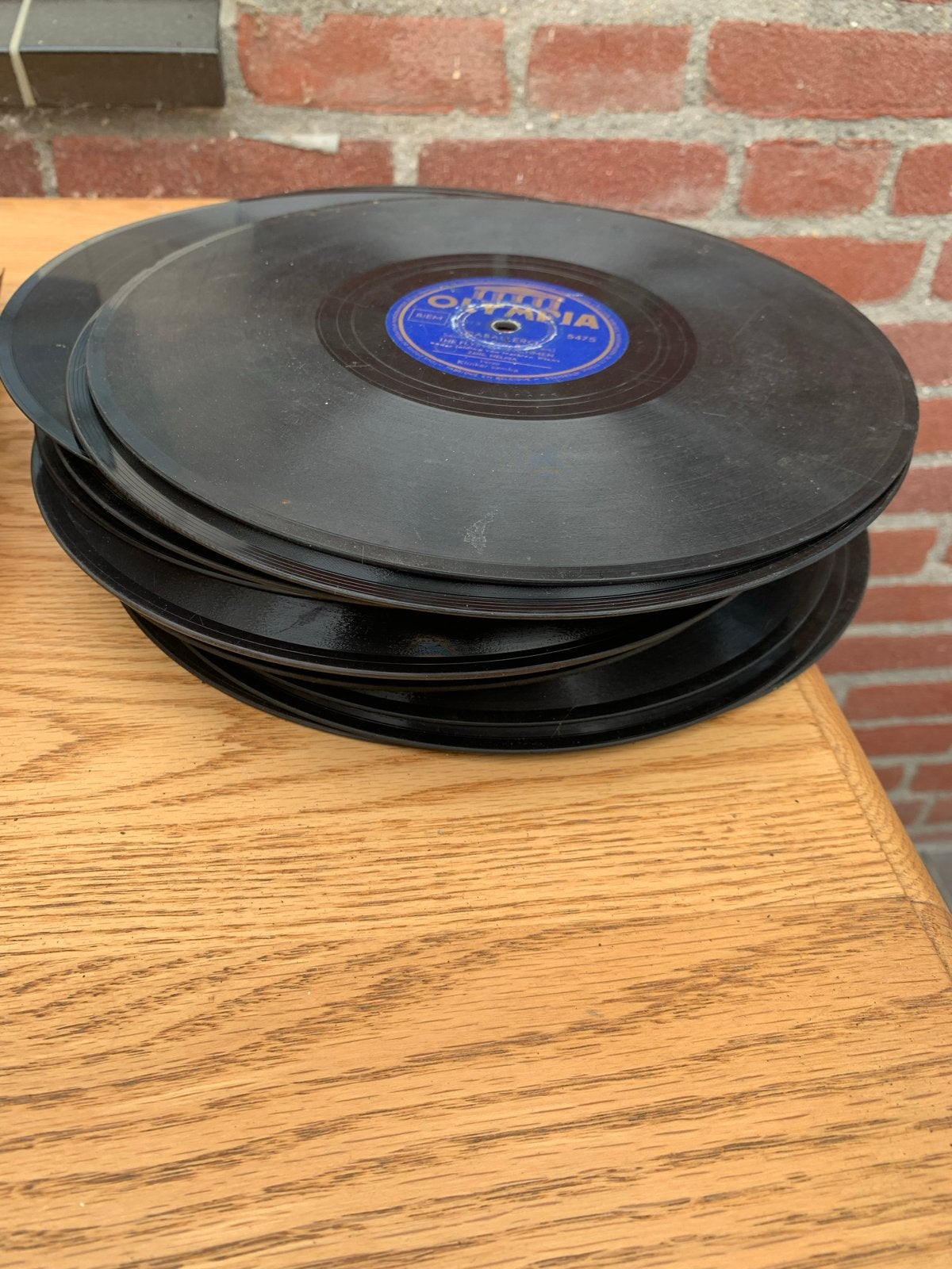 Oude 78 toeren platen - Vintage vinyl collectie, Ophalen of Verzenden, Voor 1960, Gebruikt, 10 inch