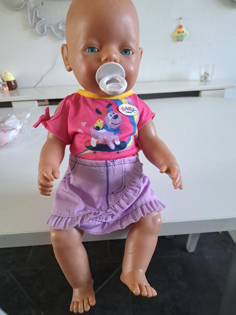 Baby Born jurkje en speen, Ophalen of Verzenden, Zo goed als nieuw, Babypop