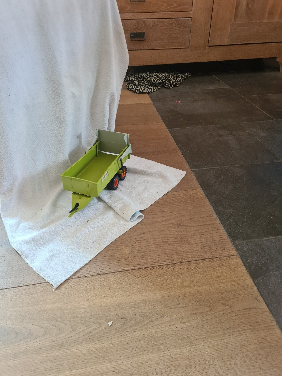 Bruder Claas aanhanger en transportband., Ophalen, Zo goed als nieuw