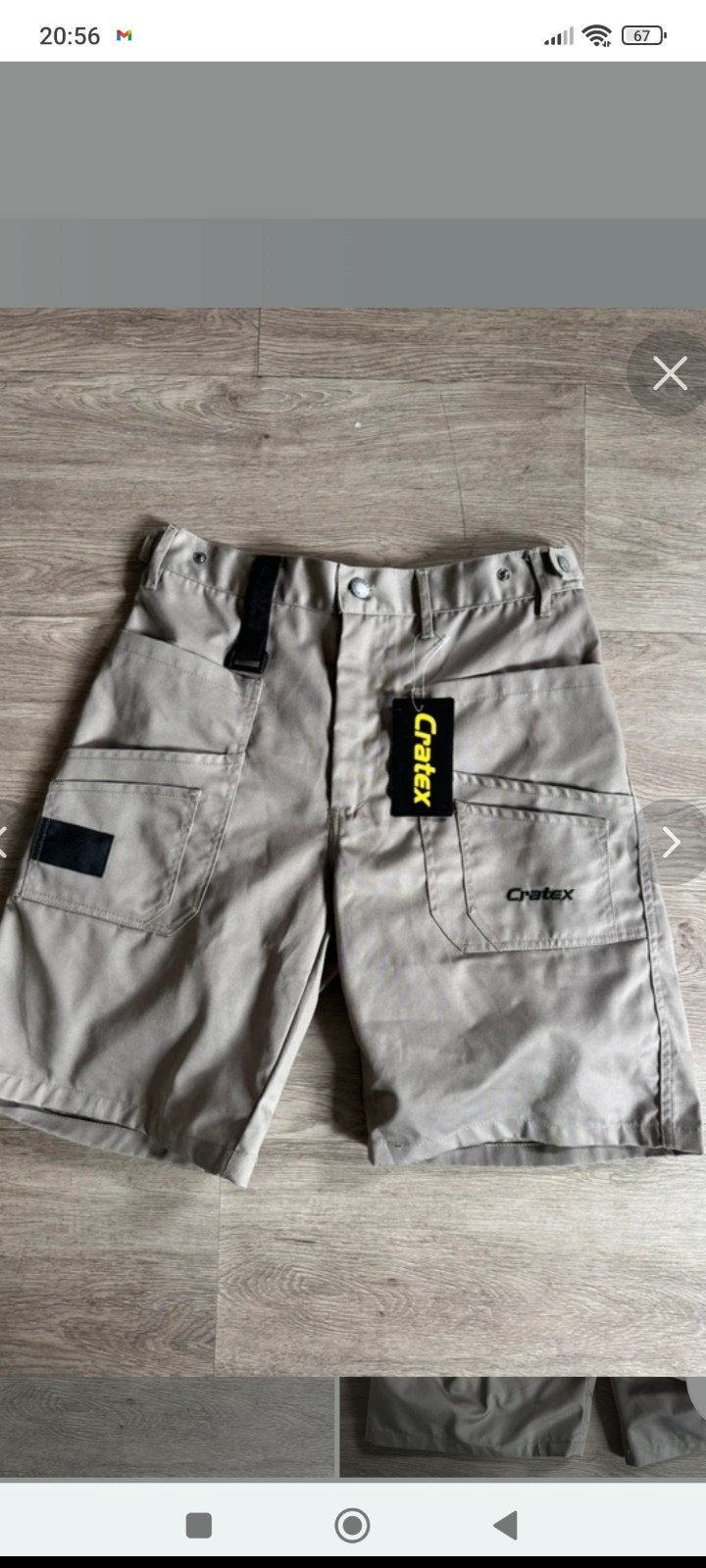 Cratex heren werkbroek Nieuw maat 48, Maat 48/50 (M), Beige, Nieuw, Cratex