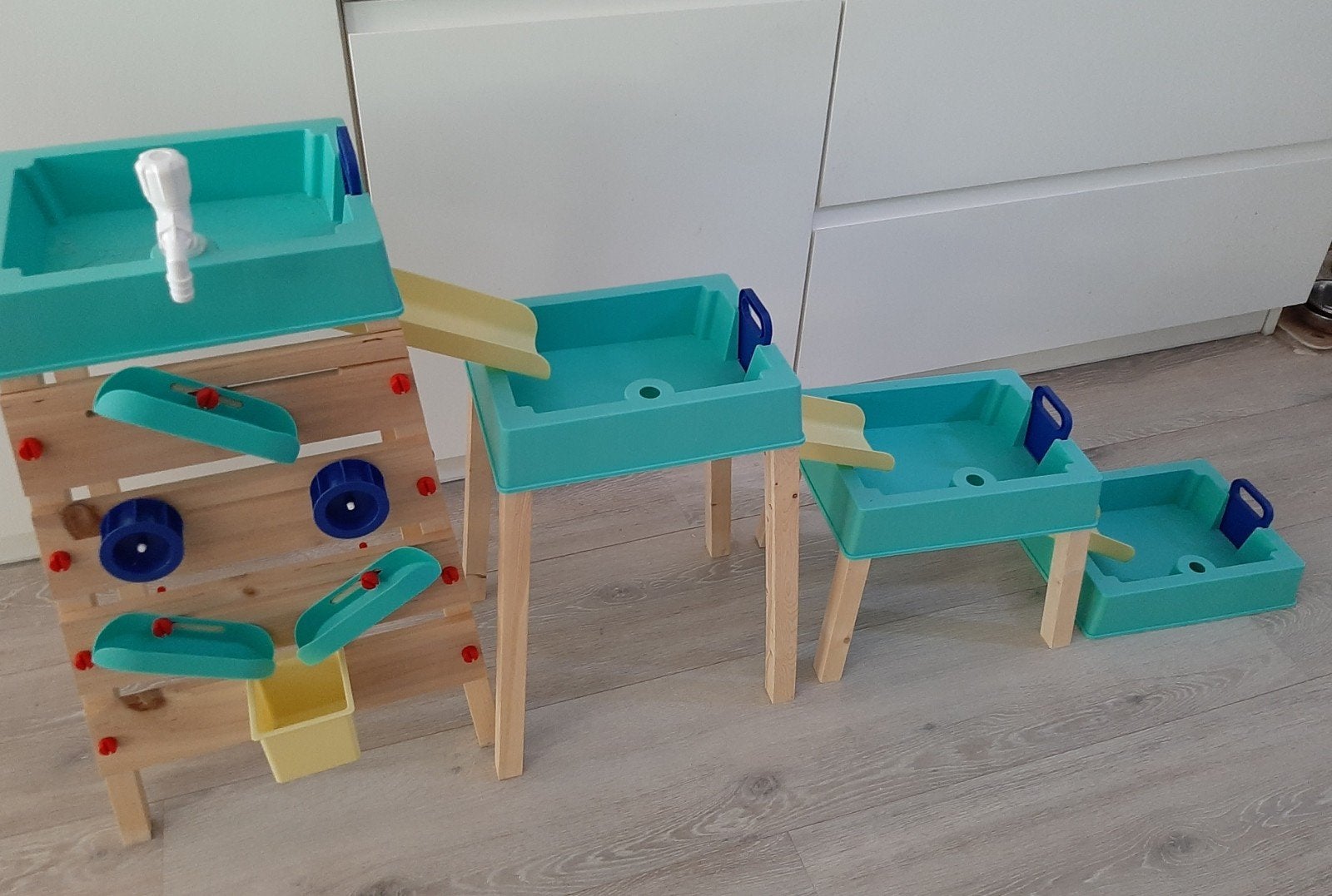 Playland houten waterval - waterbaan voor kinderen, Ophalen, Zo goed als nieuw