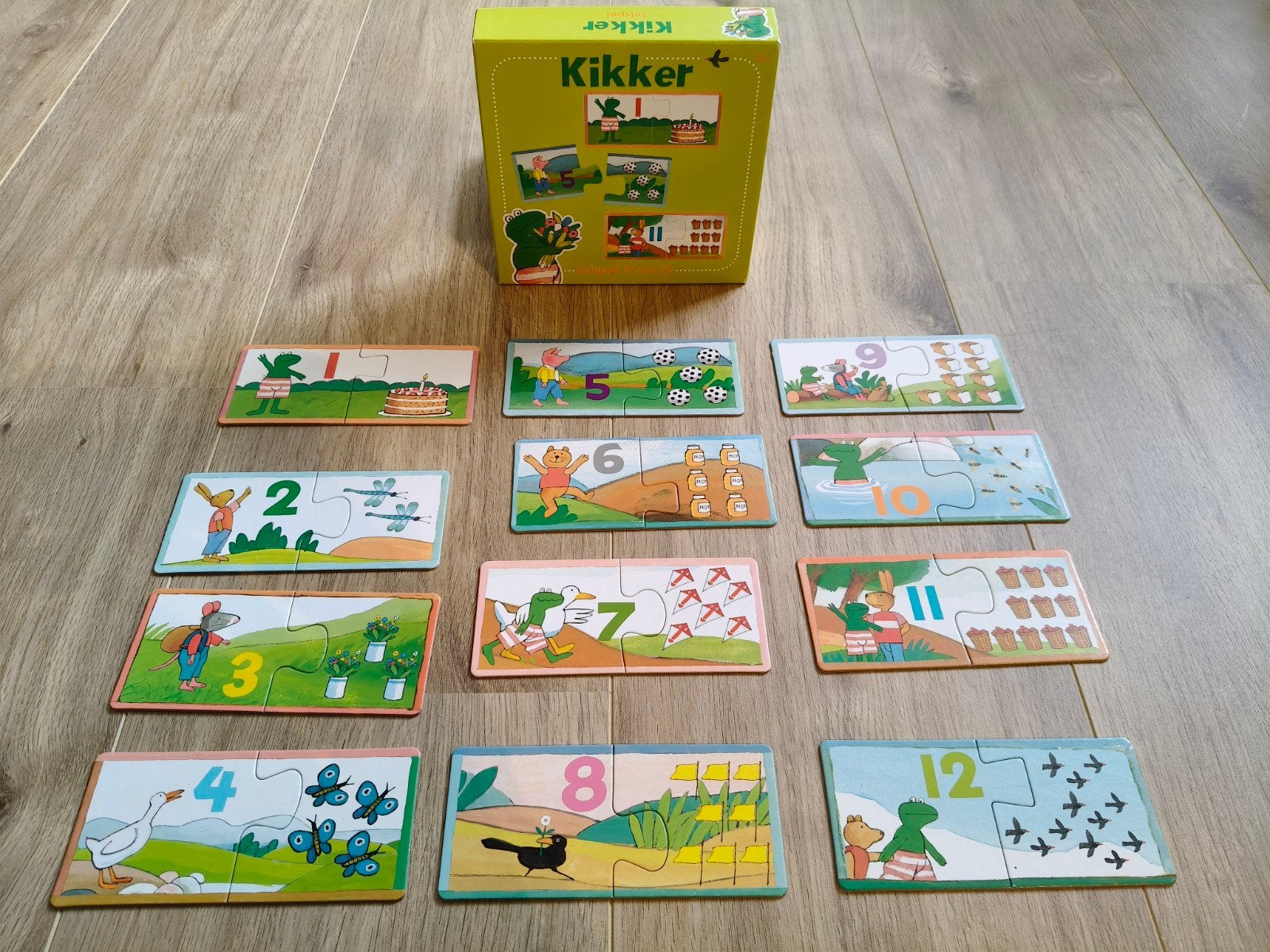 Kikker telspel, Ophalen, Zo goed als nieuw