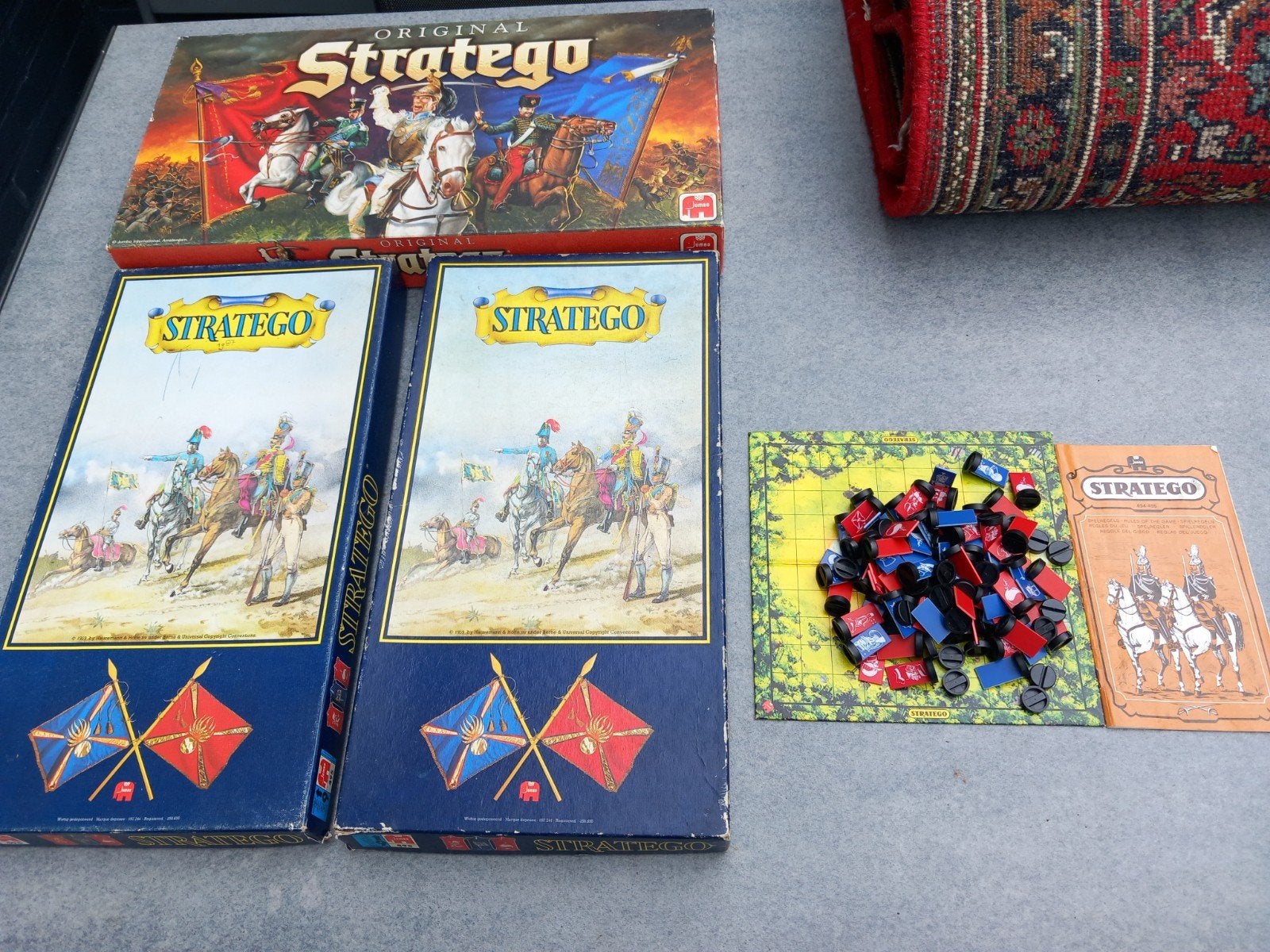 Stratego bordspellen 4 x, Hobby en Vrije tijd, Een of twee spelers, Ophalen of Verzenden, Gebruikt, Jumbo