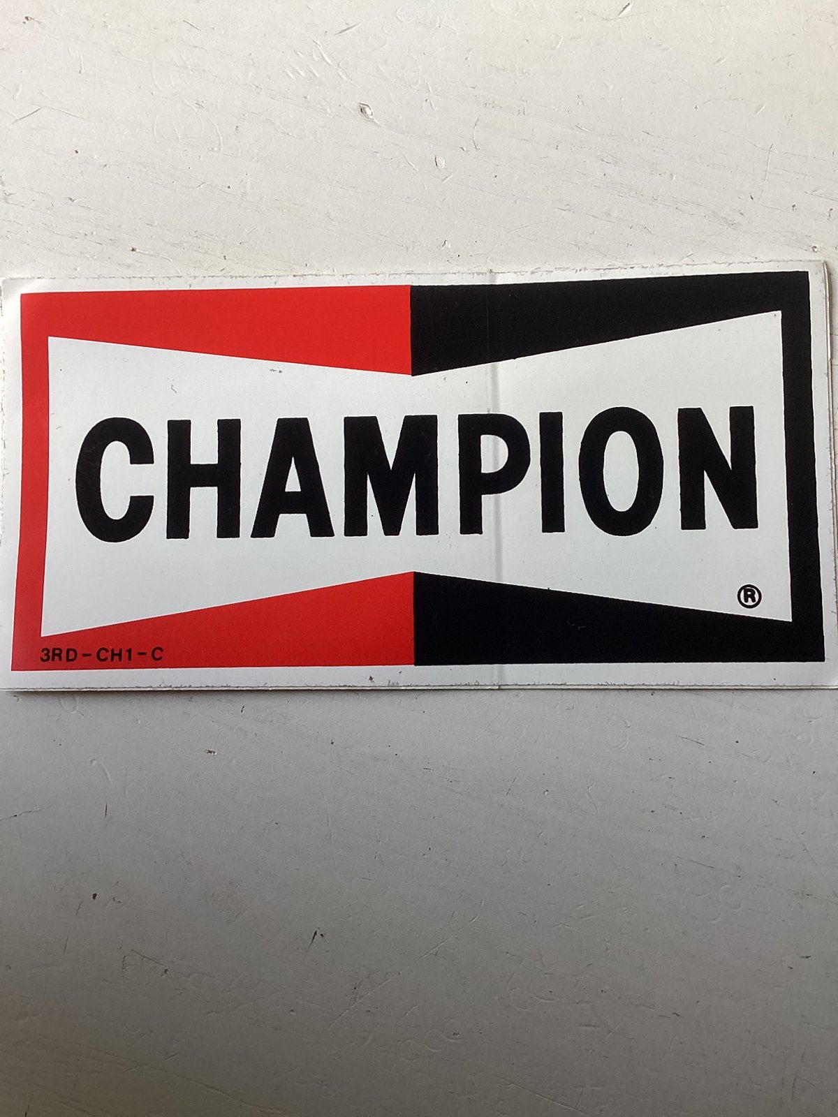 Sticker Champion, Verzamelen, Verzenden, Zo goed als nieuw, Merk