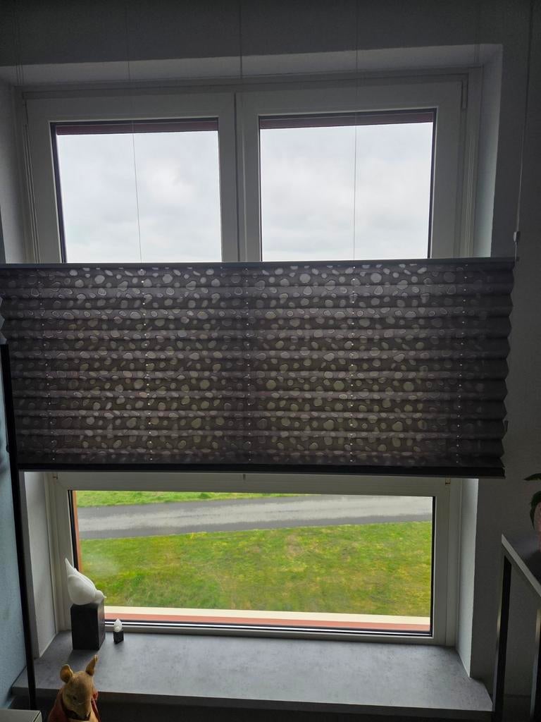 Plisségordijnen 2 stuks, Ophalen, Minder dan 100 cm