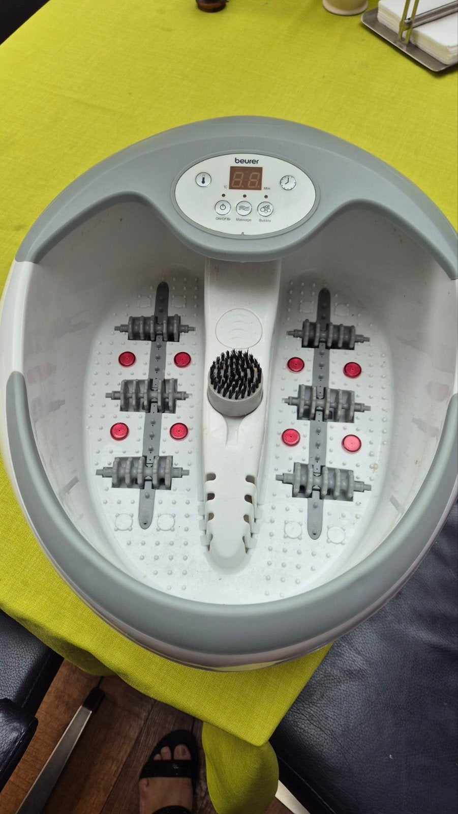 Beurer FB 50 Voetenbad met massage en verwarming, Ophalen of Verzenden, Gebruikt, Hand- en Voetverzorging