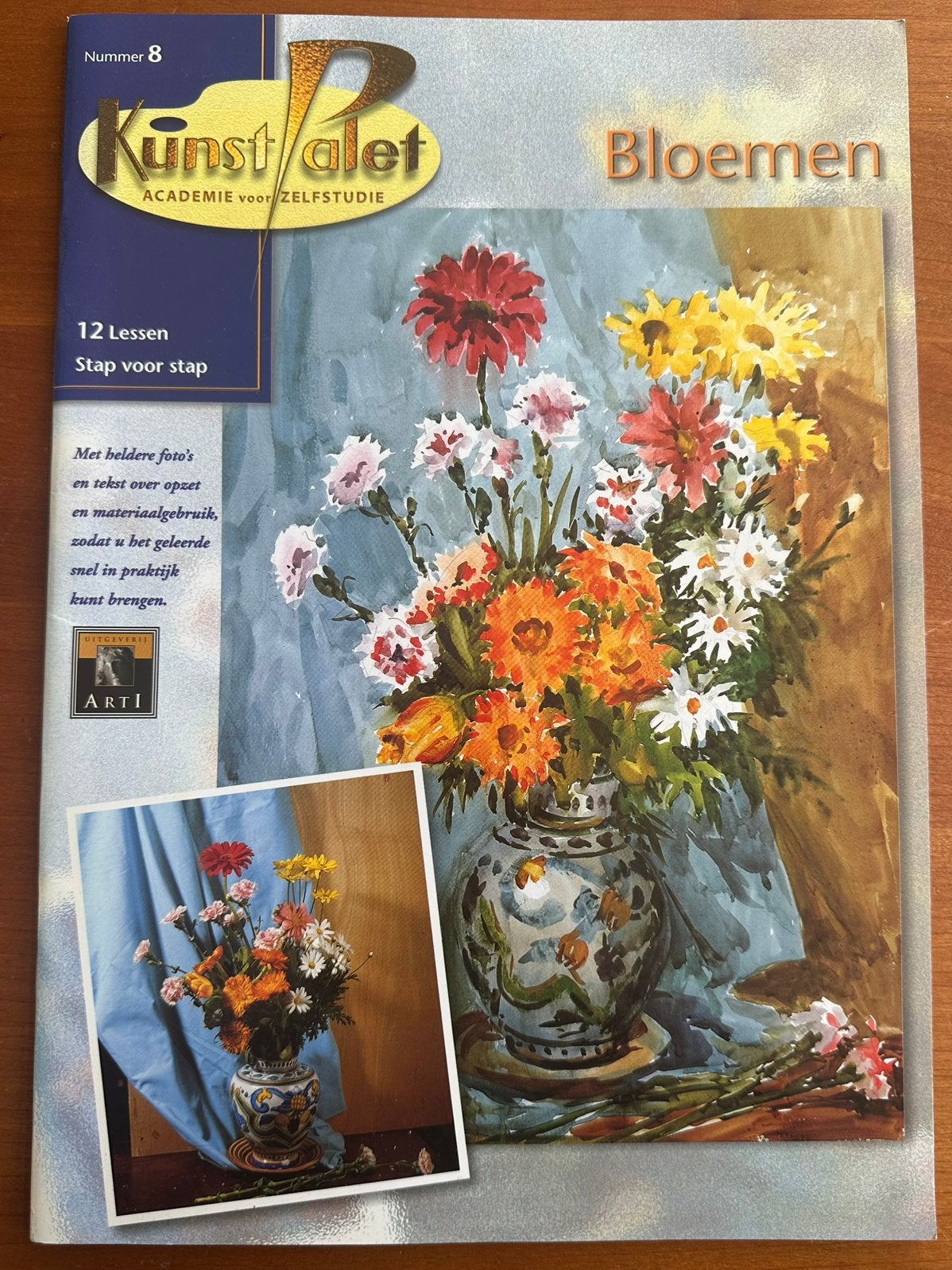 Kunstpalet Bloemen - Academie voor Zelfstudie, Boeken, Ophalen of Verzenden, Beta, Gelezen, Niet van toepassing
