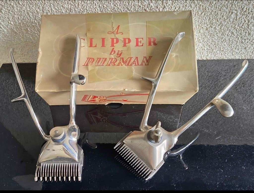 Vintage hand tondeuse 2 stuks, Ophalen, Tondeuse