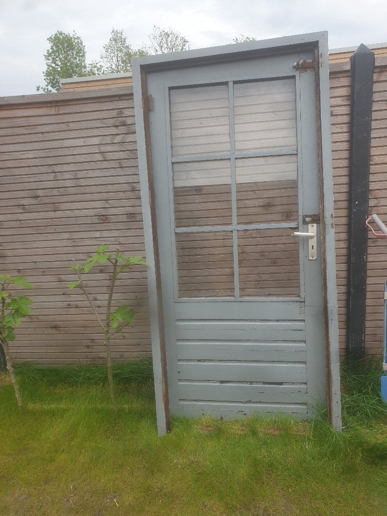 Gratis Tuinhuis deur, Tuin en Terras, Tuinhuizen, Ophalen, Gebruikt, 3 ramen of meer, 250 tot 500 cm