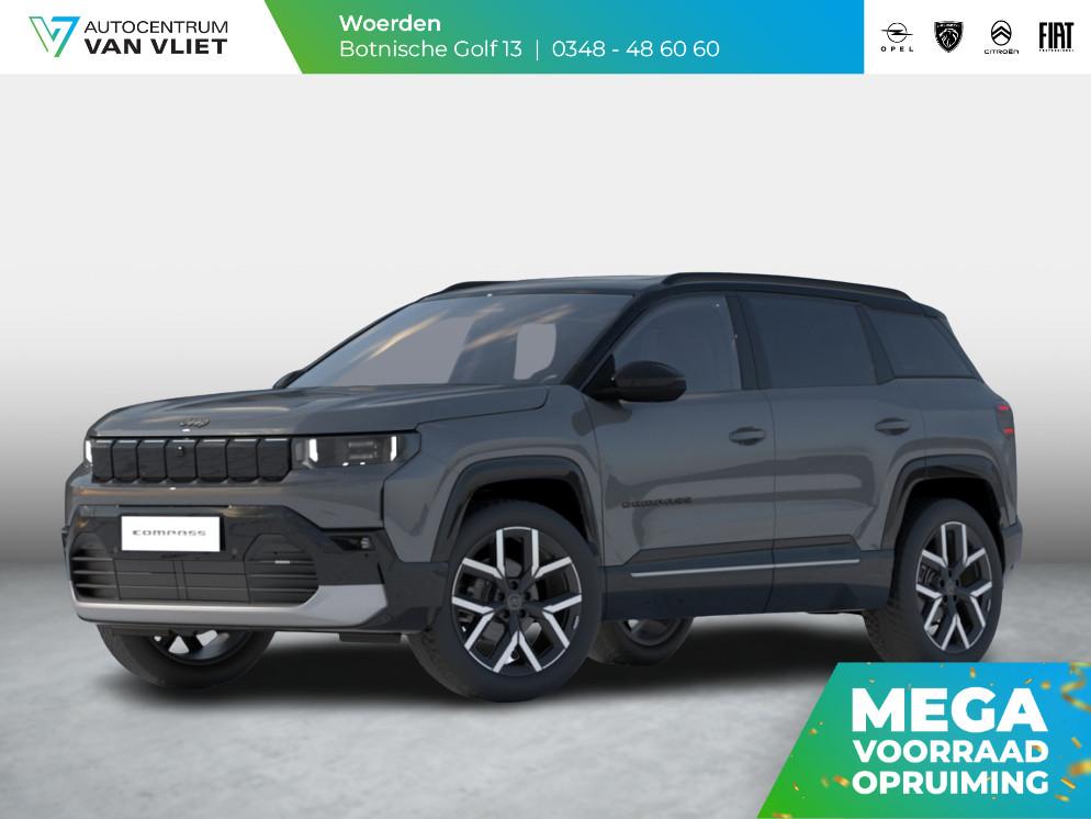 Jeep Compass First Edition 74 kWh | Uit voorraad leverbaar !, Met garantie (alle), 600 kg, 1000 kg, SUV of Terreinwagen