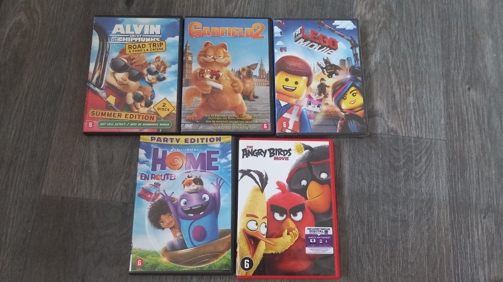 5 nieuwe tekenfilms, Europees, Tekenfilm, Alle leeftijden, Ophalen of Verzenden