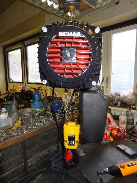 DKUN 5, 1000 KG DEMAG ketting takel, Ophalen of Verzenden, Zo goed als nieuw, Elektrisch