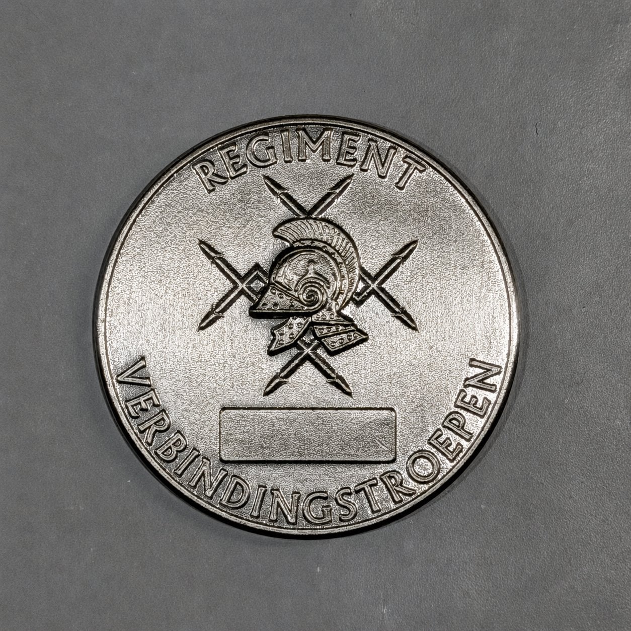 Coin Regiment Verbindingstroepen Ede – Bakermat, Ophalen of Verzenden, Landmacht, Nederland, Embleem of Badge