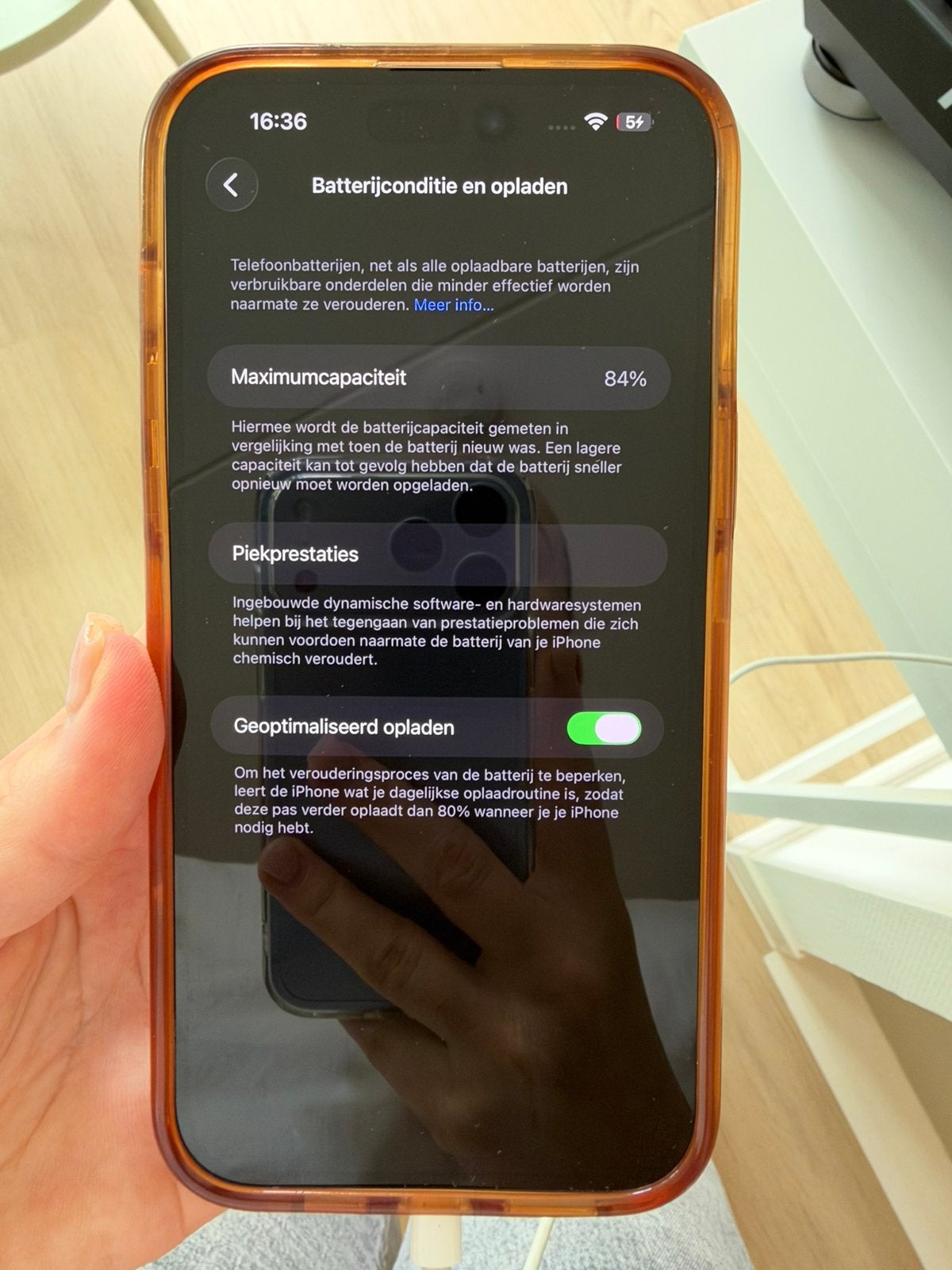 Foto 7 van Iphone 14 Pro Max 128GB Parelmoer wit