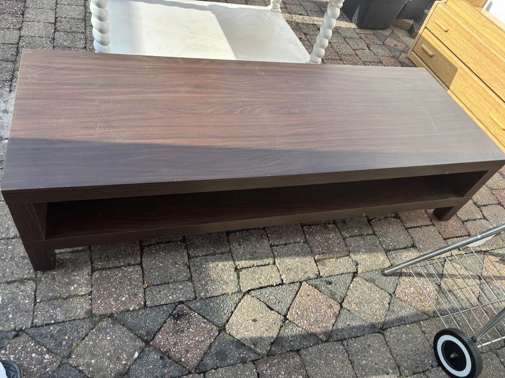 Tv table, Huis en Inrichting, Tafels | Salontafels, Gebruikt, 100 tot 150 cm, Ophalen of Verzenden, Minder dan 50 cm