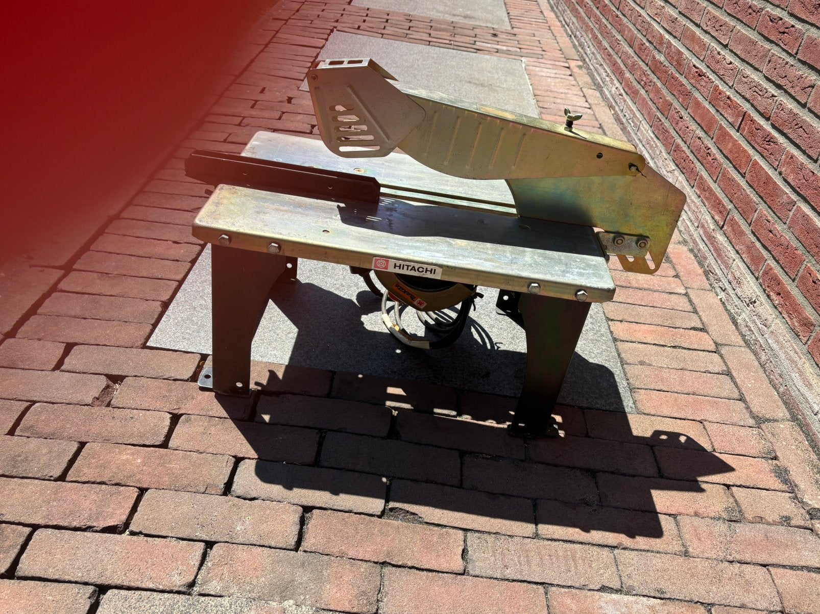 Zaag met zaagtafel, Doe-het-zelf en Verbouw, Gereedschap | Zaagmachines, Ophalen, Gebruikt, Cirkelzaag, 600 tot 1200 watt