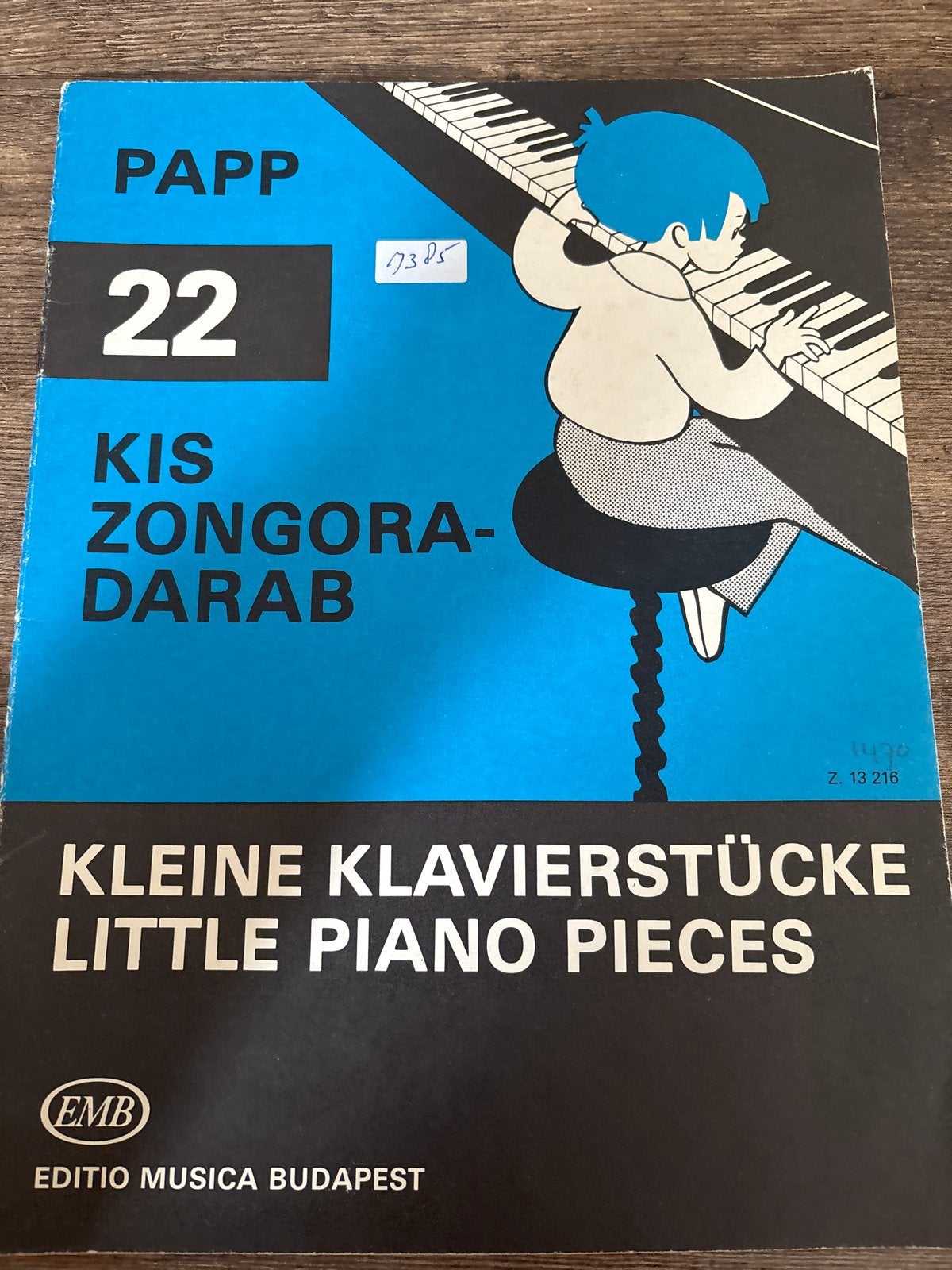 Papp 22 Kleine Klavierstücke - Little Piano Pieces, Gebruikt, Klassiek, Les of Cursus, Ophalen of Verzenden