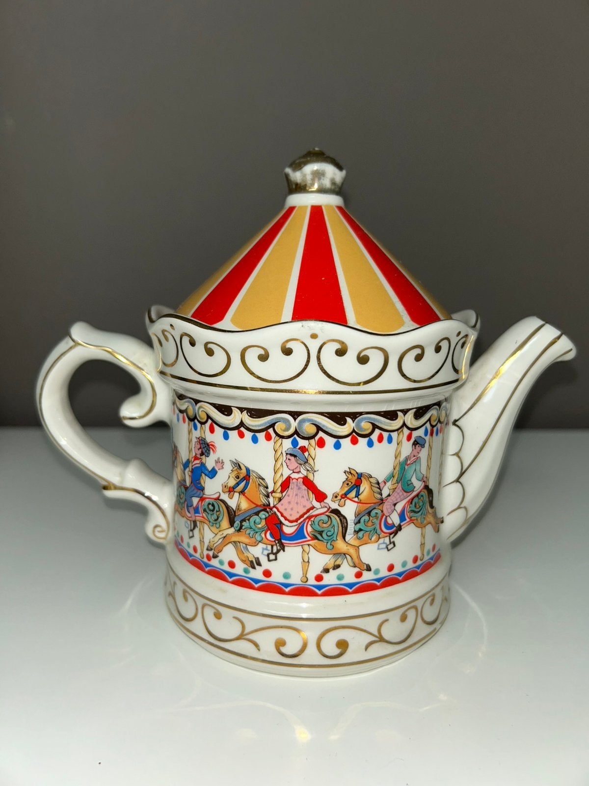 Carousel theepot Sadler England, Ophalen of Verzenden