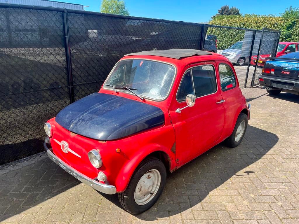 Fiat 500 Lusso, Auto's, Fiat, Bedrijf, Te koop, Benzine, Coupé, Handgeschakeld, Origineel Nederlands, Rood, Achterwielaandrijving