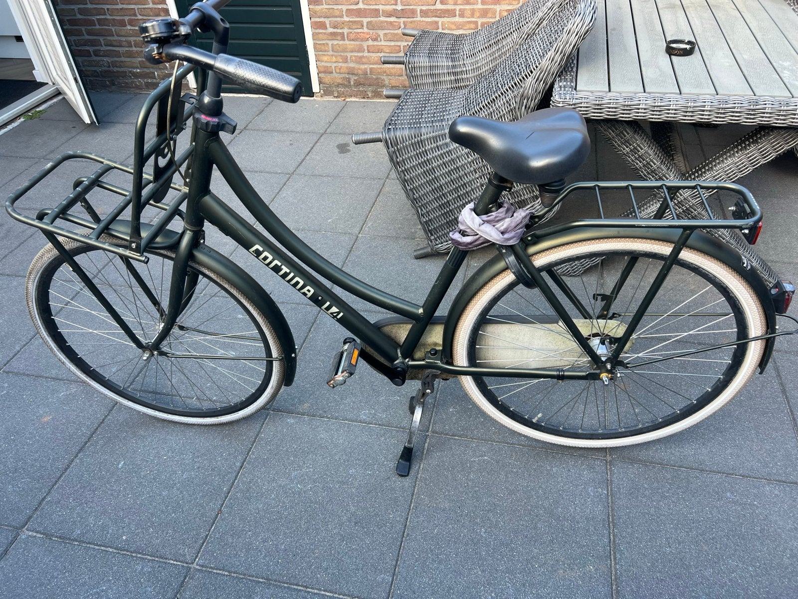 Cortina U4 Transportfiets Dames, Terugtraprem, (Extra) lage instap, Zo goed als nieuw, 50 tot 53 cm