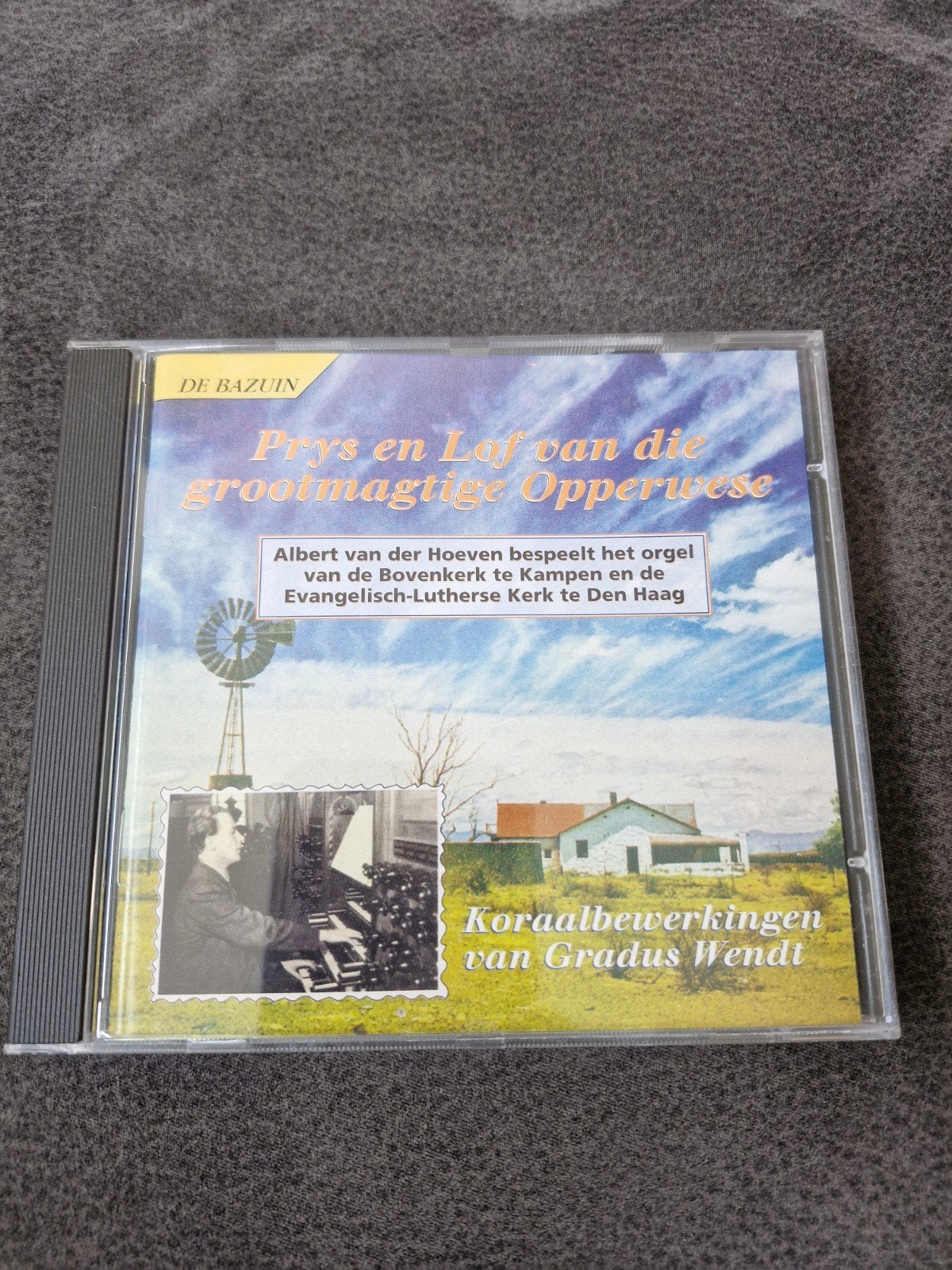 Orgel CD: Albert van der Hoeven speelt Gradus Wendt, Inclusief boekje, Gebruikt, Overige componisten, Ophalen of Verzenden