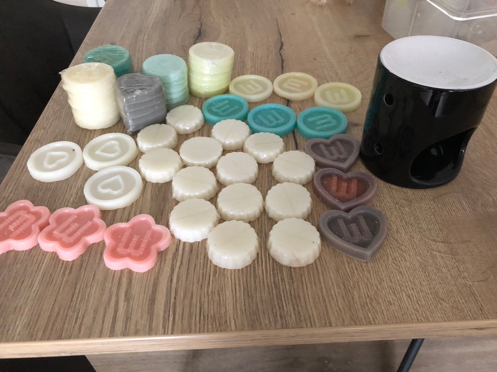 Ruim 50 wax-melts + brander, Ophalen of Verzenden, Nieuw