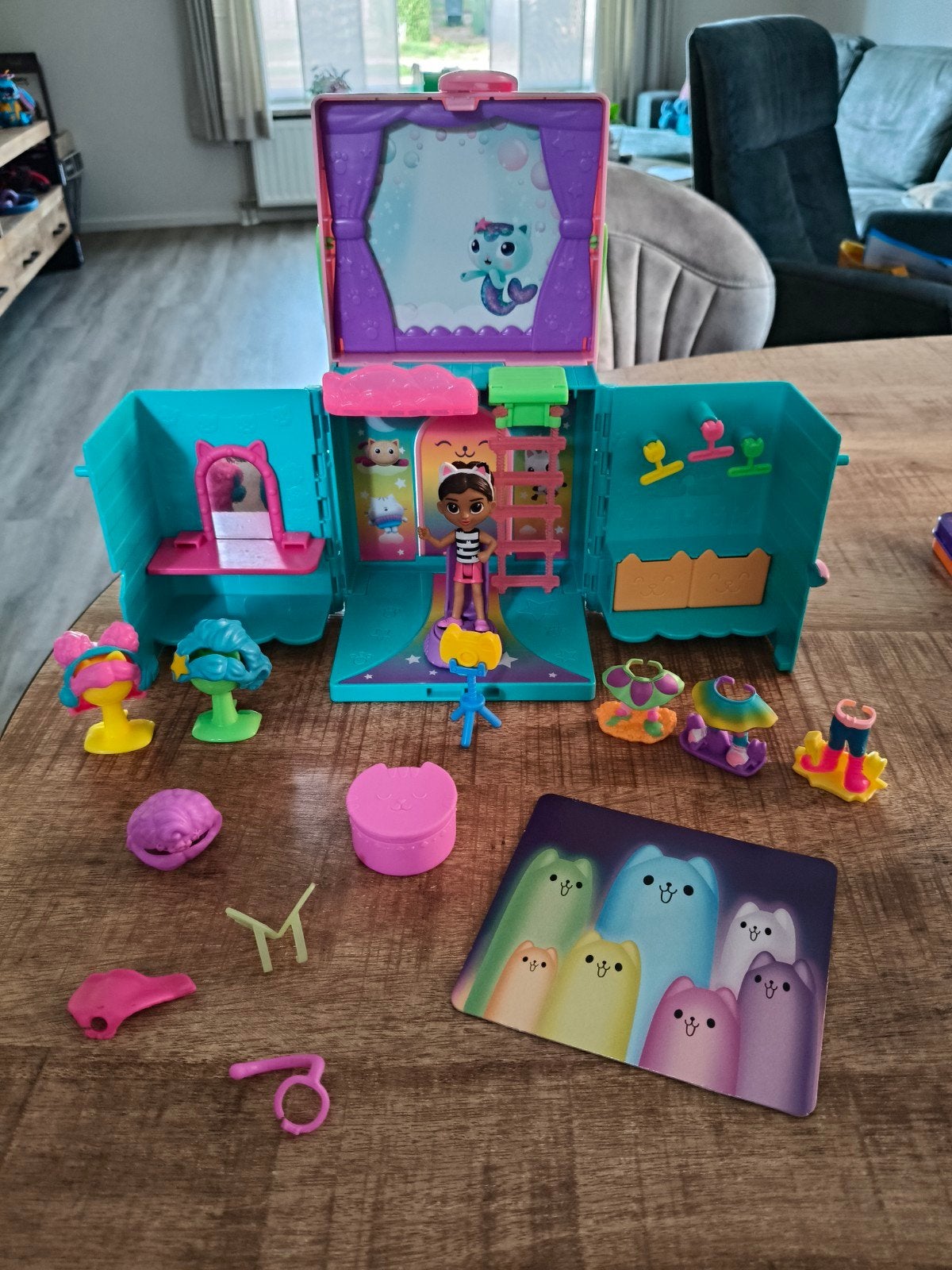 Gabby's Verkleedkamer met extra figuren - Nette staat, Ophalen of Verzenden, Zo goed als nieuw
