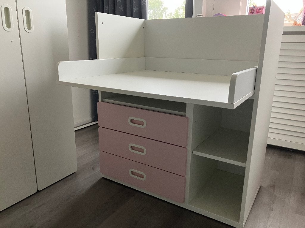 In hoogte verstelbare commode, Ophalen, Gebruikt, 70 cm of meer, 75 tot 100 cm