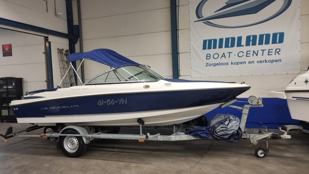 Maxum 1800 MX uit 2008 met trailer, 50 cm, Overige merken, Gebruikt, Binnenboordmotor