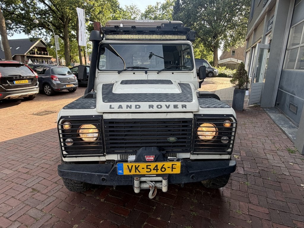 Land Rover Defender 2.4 TD HT 110" E Bj 2007 CAMPER 122PK (c, Auto's, 1780 kg, Stof, 4 cilinders, Bedrijf