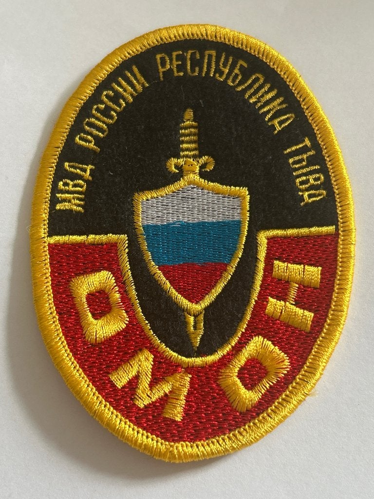 Set van 3 Originele Russische OMON Patches (Special Forces), Verzamelen, Militaria | Algemeen, Verzenden, Landmacht, Overige gebieden